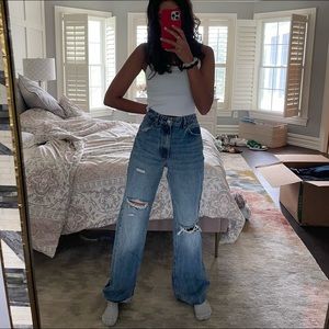 Zara wide leg jeans